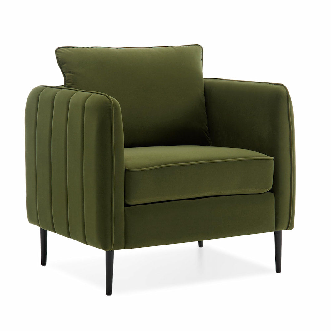 Green Accent Chairs, Comfy Armchair